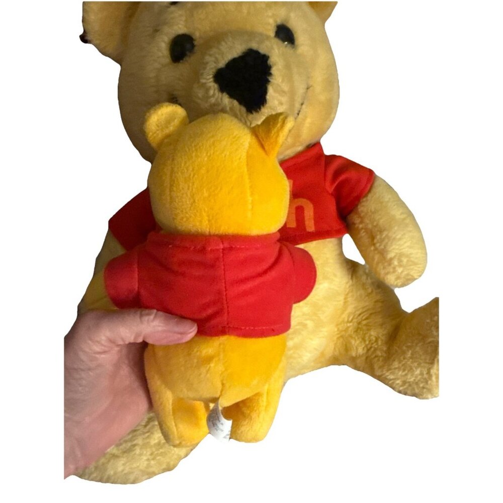 2 Lot 15” Winnie The Pooh Plush Vintage Disney Sears Canada 8” 2001 Fisher Price - Picture 11 of 14